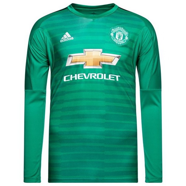 Maillot Football Manchester United ML Gardien 2018-19 Vert